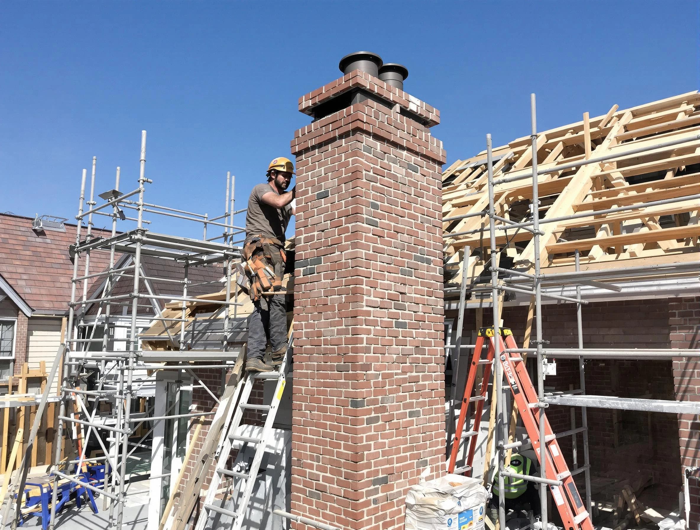 New chimney installation completed by Covington Chimney Sweep in Covington, GA