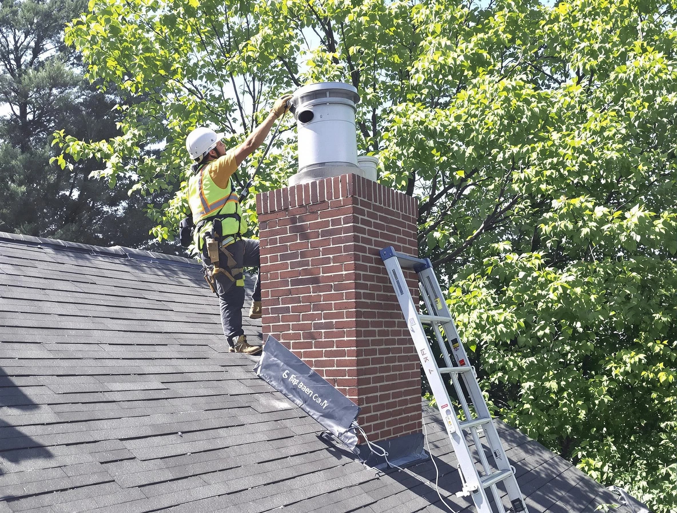Chimney liner inspection by Covington Chimney Sweep in Covington, GA