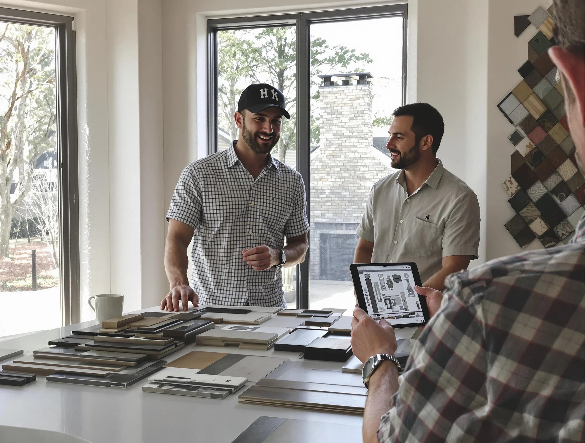 Covington Chimney Sweep remodeling a chimney and fireplace in Covington, GA