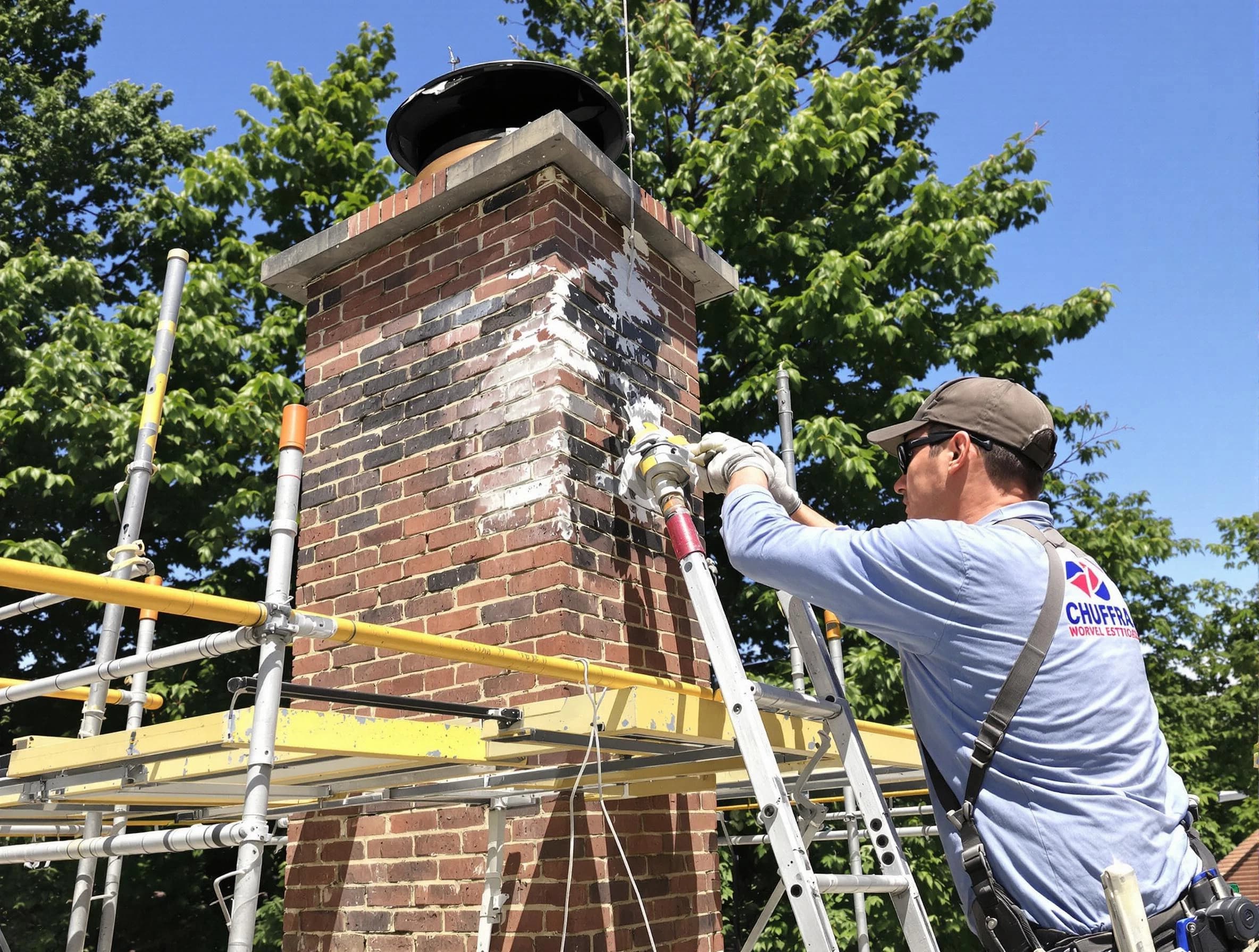 Structural chimney repair by Covington Chimney Sweep in Covington, GA