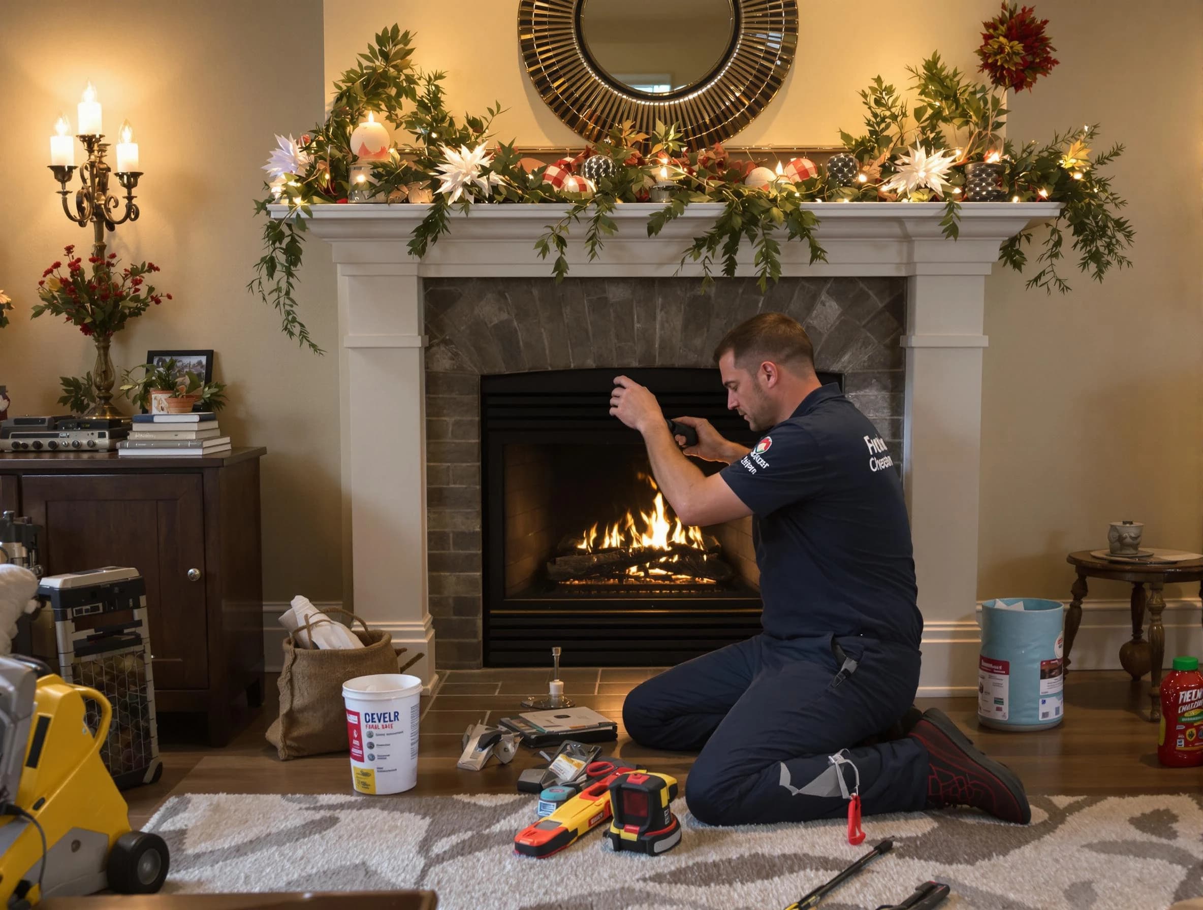 Covington Chimney Sweep offering fireplace maintenance services in Covington, GA