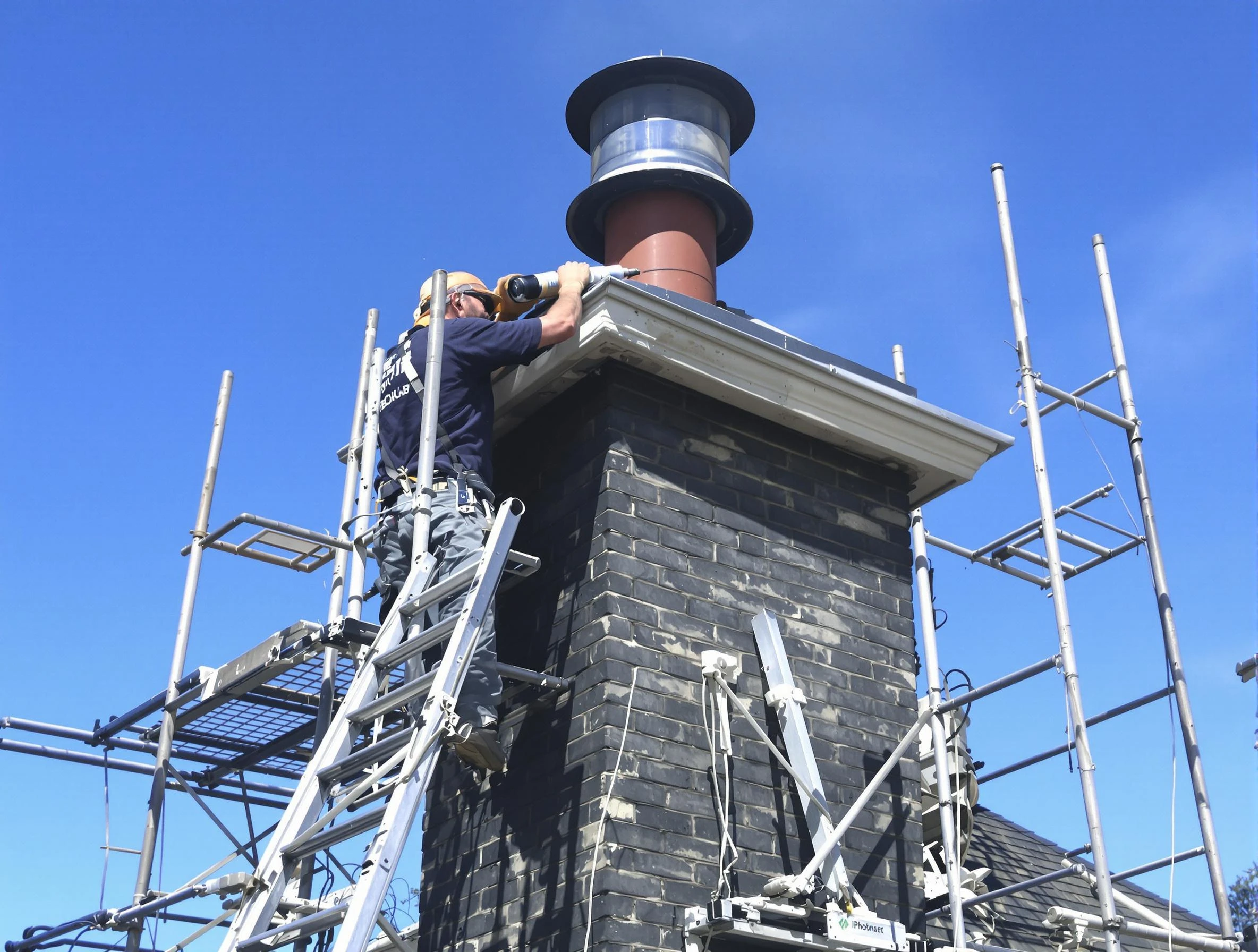 Sturdy chimney crown finished by Covington Chimney Sweep in Covington, GA